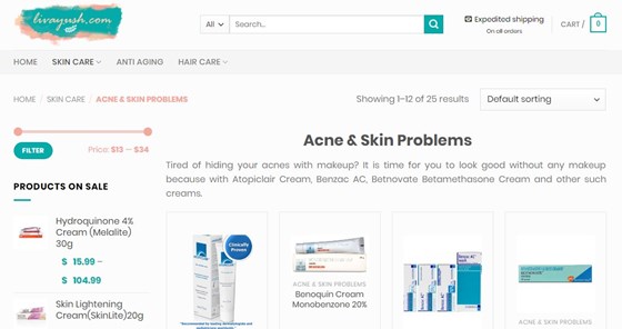 Skin Care Products: Herbal Skin Lightening Cream